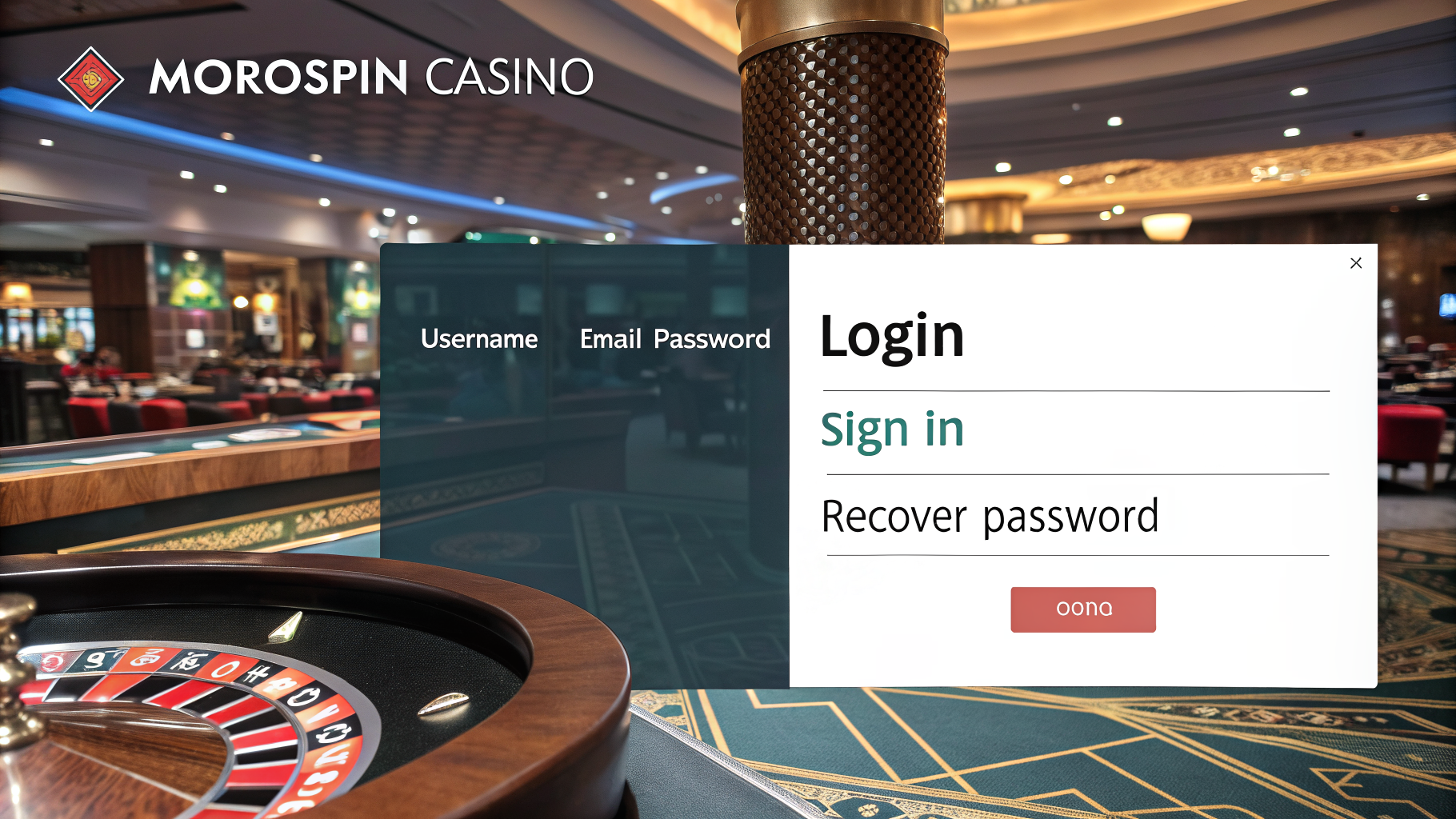 MoroSpin Casino registrazione e login guida